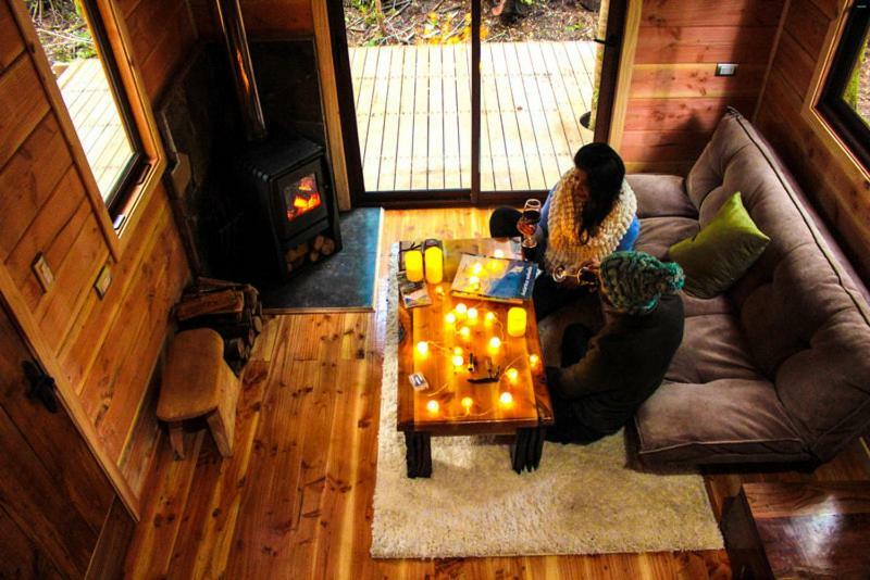 Cabanas Bosque Milenario Coñaripe Exterior foto