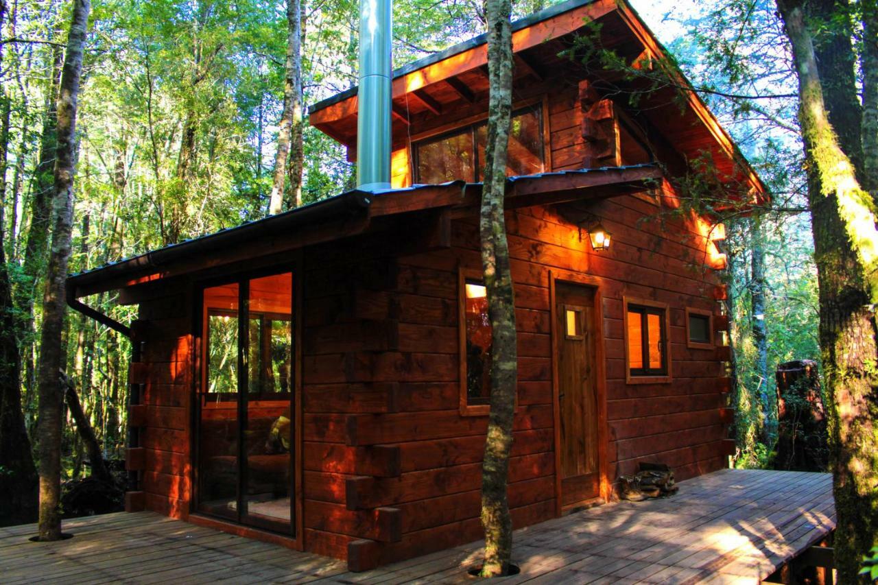 Cabanas Bosque Milenario Coñaripe Exterior foto